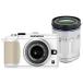 OLYMPUS беззеркальный однообъективный E-PL2 двойной zoom комплект белый E-PL2 TLKIT WHT