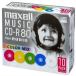 maxell  CD-R 80ʬ 顼ߥå 10 5mm CDRA80MIX.S1P10S
