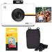 Kodak Step Touch 13MP Digital Camera  Instant Printer with 3.5 LCD Touchscreen (White) Go Bundle