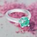  детское кольцо серебряный 925 4mm Stone 5 месяц зодиакальный камень изумруд 