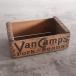  Vintage дерево коробка дерево box место хранения wood box Van camp's гараж дисплей America in пыль настоящий California 