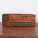  дерево коробка дерево box Vintage место хранения место хранения box из дерева stencil America смешанные товары Ad ba Thai Gin g оригинал in пыль настоящий 