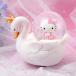 [ Sanrio герой z×JARLL] Hello Kitty лебедь. озеро "снежный шар" музыкальная шкатулка интерьер подарок украшение брак праздник . день рождения высота примерно 11cm KT1806-JP 8435
