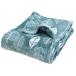 me Lee Night мягкий легкий и гладкий фланель новый ma year одеяло [ leaf ] голубой одиночный примерно 140×200cm круг мытье легкий скорость . чистый 