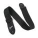 FENDER Economy Strap SILVER 2" Black Polyester Logo Straps гитара ремешок 