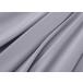 R.T. Home - エジプト高級超長綿ホテル品質シングル ロング サイズ150x210 掛け布団カバー シングル サテン織り シルバー グレー