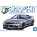  Aoshima приятный pra зажим комплект No.12CU-AS Ниссан R34 Skyline GT-R custom колесо ( Athlete серебряный ) пластиковая модель 