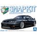  Aoshima приятный pra зажим комплект No.21CU-BK Ниссан R33 Skyline GT-R custom колесо ( черный ) пластиковая модель 