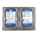  б/у Western Digital WD10EZEX 2 шт. комплект 3.5 дюймовый HDD 1TB SATA600 7200rpm источник питания вход частота 104 раз /3479 раз время использования 17942 час /9177 час 