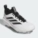  Adidas (adidas) бейсбол отметка шиповки Adizero Impact TPU 2.0 Adi Zero удар (25aw) белый x черный 26.0-27.5cm JH6738