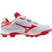  Mizuno (MIZUNO) бейсбол отметка шиповки подушка Revo dia BLT ременного типа (25aw) белый x красный 26.0-28.0cm 3E соответствует широкий 11GP252662