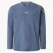  Oacley (Oakley) тренировка одежда футболка с длинным рукавом O-Sync Pack Knit L/S Crew 1.0 мужской (25aw) dark slate голубой темно-синий S-L FOA408124-94A