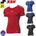 [ кошка pohs OK]es SK (ssk) бейсбол SCβ low шея короткий рукав Fit нижняя рубашка (24ss) Junior . пот скорость . сетка материалы SCB024LHJ-20/63/70/90