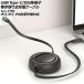 USB Type-C/iOS�n�[�q������莮�[�d�P�[�u�� �u���b�N 1m 27W TPE�f�� �I�X-�I�X PD�}���[�d�Ή� AP-UJ1028-BK