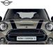 MINI оригинальный двигатель капот * полоса ( черный / белый ) (F55/F56/F57)