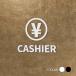 [CASHIER] акрил производства путеводитель дверная табличка черный / белый смешанные товары уборная дверь туалет руководство pikto грамм офис инвентарь picsgn-l-17