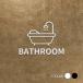 [BATHROOM] акрил производства путеводитель дверная табличка черный / белый смешанные товары уборная дверь туалет руководство pikto грамм офис инвентарь picsgn-l-42