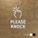 [PLEASE KNOCK] акрил производства путеводитель дверная табличка черный / белый смешанные товары уборная дверь туалет руководство pikto грамм офис инвентарь picsgn-s-08
