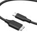 USB C to Micro B 3.0 ֥ 10Gbps ®ǡž USB 3.1 ޥBѴ֥ դHDD/SS
