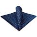 SHLAX&amp;WING супер большой шелк pocket square синий точка точка мужская мода 