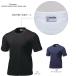  school футболка одноцветный чёрный * темно-синий (wundou) P-220 XS-XXL размер спортивная форма . пот скорость . хлопок полиэстер хлопок 