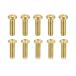 DTGN M3x10mm(DxL) латунный head механизм для винт 14 штук входит механизм промышленность . подходит panhead фиксация винт латунь цвет 