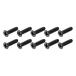 METALLIXITY Flat Head винт M2 x 8mm 350 штук входит уголь элемент сталь производства механизм винт очки часы маленький размер электронное оборудование для чёрный 