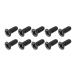 METALLIXITY Flat Head винт M3 x 8mm 350 штук входит уголь элемент сталь производства механизм винт очки часы маленький размер электронное оборудование для чёрный 