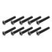 METALLIXITY Flat Head винт M4 x 20mm 50 штук входит уголь элемент сталь производства механизм винт очки часы маленький размер электронное оборудование для чёрный 