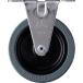  Hammer литейщик (Hammer Caster) фиксированный резина колесо нейлон колесо 100mm 420ER-RN100