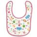 2024.7 производство конец нагрудник слюнявчик сделано в Японии baby младенец детская смесь еда mon acid yu Rav a Dub Dub R. baby красочный марля нагрудник ( розовый )