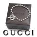 [ прекрасный товар ] Gucci GUCCI мяч цепь браслет кривошип серебряный 925 15.8g измерения 16.5cm коробка ap1031[ один . быстрое решение ]