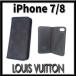  Louis Vuitton монограмма Eclipse folio iPhone iPhone 7/8 кейс M62641 чёрный мужской appre6026[ один . быстрое решение ]