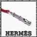 [ super-beauty goods ] Hermes sifre made of metal whistle red leather strap dog pipe sound degree changeable screw men's lady's appre6923[ one . prompt decision ]