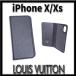 [ как новый - очень красивый товар ] Louis Vuitton epi чёрный folio iPhoneX/Xs кейс initial SHU M64469 appre6948[ один . быстрое решение ]