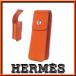 [ как новый - очень красивый товар ] Hermes жевательная резинка кейс orange she-bru серебряный металлические принадлежности "губа" кейс кейс для печати appre7058[ один . быстрое решение ]
