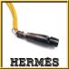 [ beautiful goods ] Hermes dog pipe whistle necklace sifre water cow. angle yellow leather France made box appre7460[ one . prompt decision ]