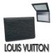 [ прекрасный товар ] Louis Vuitton epi чёрный чехол для пропуска футляр для карточек чехол для проездного билета nowa-ru Франция производства M63202 ap9772[ один . быстрое решение ]