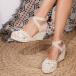  сандалии женский толщина низ Wedge подошва раунд tu гонки LAP ремешок Rome способ модный casual весна лето .....