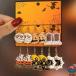 6 на комплект Halloween серьги серьги симпатичный тыква летучая мышь Halloween костюм комплект 