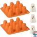  Halloween кондитерские изделия кекс украшение 2 позиций комплект привидение силикон mold construction сладости конструкция родители . рукоделие 