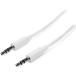 StarTech MU1MMMSWH тонкий 2x 3.5mm стерео Mini штекер кабель (1m*.5 мм стерео аудио кабель * мужской / мужской ) производитель прямая поставка 