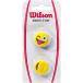  Wilson WR8405201001 WINKING TONGUE OUT/STAR EYES DAMPENER Ye желтый теннис для самосвал na-