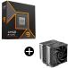 AMD Ryzen 9 9900X W/O Cooler WOF (12C/24T,4.4GHz,120W) CPU + DEEPCOOL R-AK620-BKNNMT-G черный боковой поток type CPU кондиционер комплект 