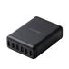 USBŴ ELECOM 쥳 MPA-ACD03BK ޡȥե󡦥֥åACŴ USB-A6ݡ(ޤ) Ÿ֥1.5m ֥å ᡼ľ