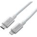 Lightning�����֥� ELECOM ���쥳�� MPA-CLPS20SV USB-C to Lightning (�ѵ׻���) ����С�