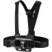 ELECOM AC-MBCH01BK GoPro HERO9/8/7/6/5/MAX�p �}�E���g �`�F�X�g�^ �n���Y�t���[�B�e �N�C�b�N�����[�X�o�b�N���}�E���g �n�[�l�X ���E�ȒP �u���b�N