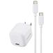  Elecom MPA-ACCP8130WH AC зарядное устройство / смартфон * планшет для /USB Power Delivery/30W/USB-C1 порт /C-C кабель приложен /1.5m/ белый производитель прямая поставка 