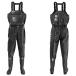 DRESS chest high waders Airborne felt spike M