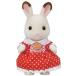 Epo k фирма шоколад заяц. девочка u-103 Sylvanian Families 